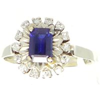 Anello Lorenza Gioielli Donna in Oro Zaffiro 0.75 Ct AN12Z-15 - AN12Z-15